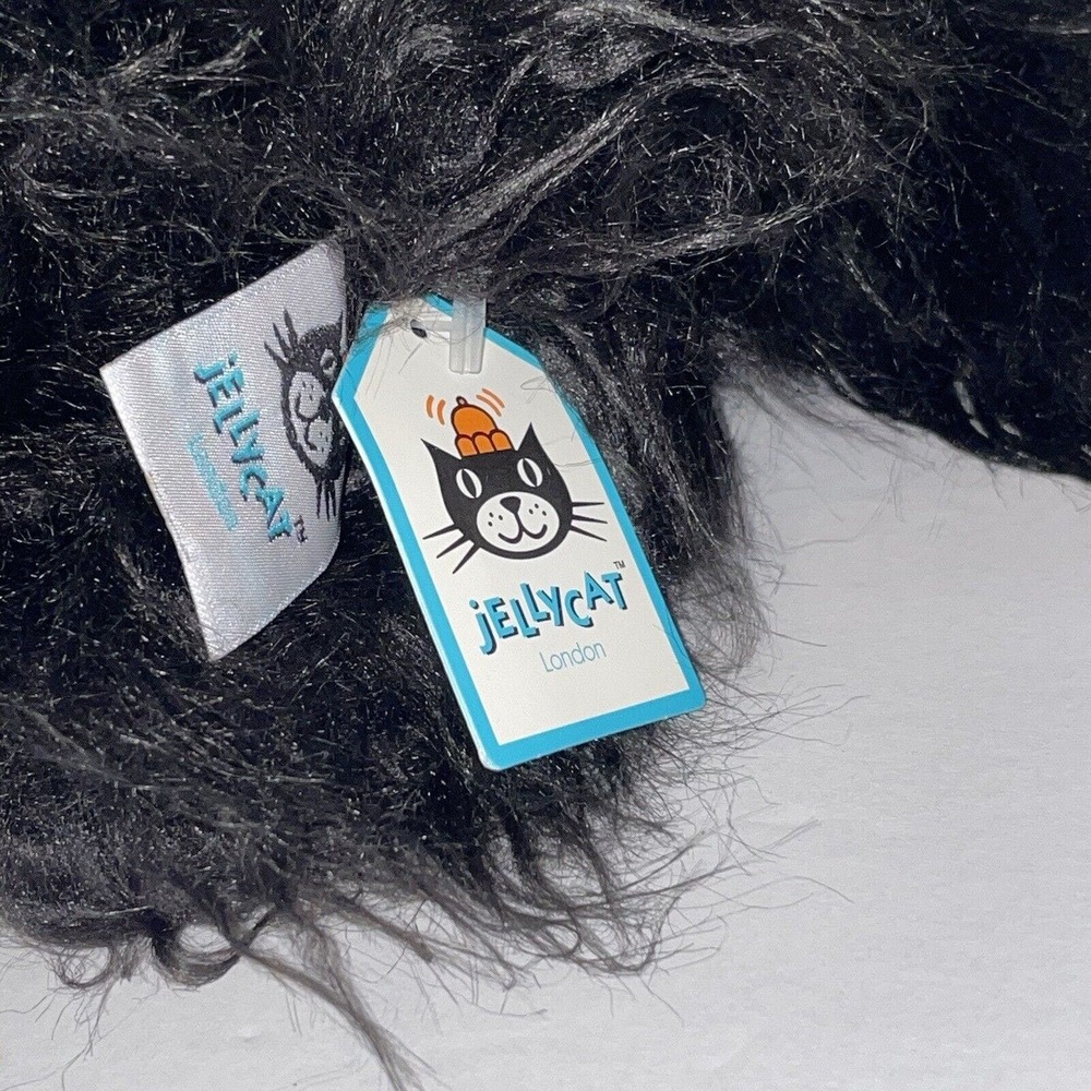 Jellycat Charlie Crow Black Plush Stuffed Retired 2016 Rare Jellycat London Tag - Picture 7 of 11